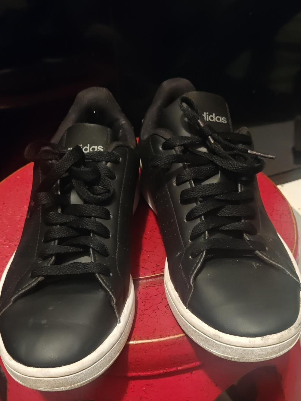 adidas Black and White Low-Top Sneakers